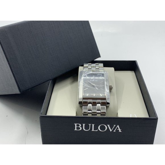 Bulova Other - Bulova Mens 96D137 Quartz Diamond Watch Stainless Steel